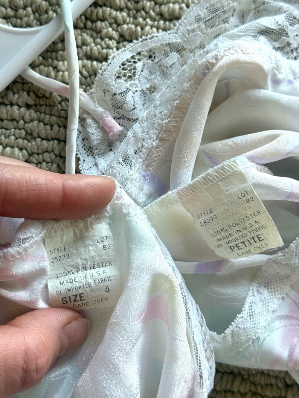 RARE Dior - 1980s Vintage Midsummer Nights Dream Peignoir By Christian Dior - Picture 7 of 8